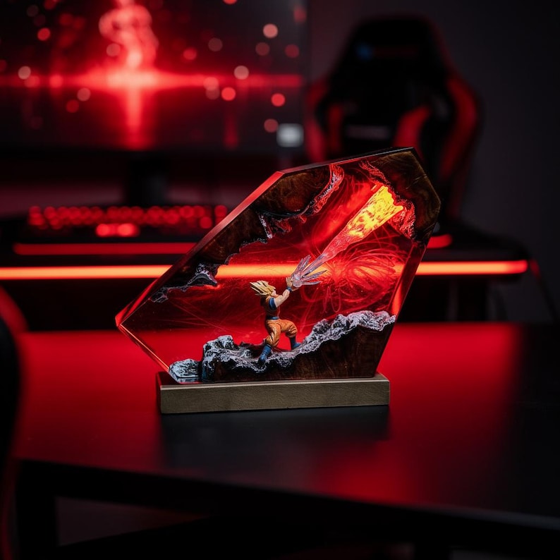 Son Goku Resin-Lampe