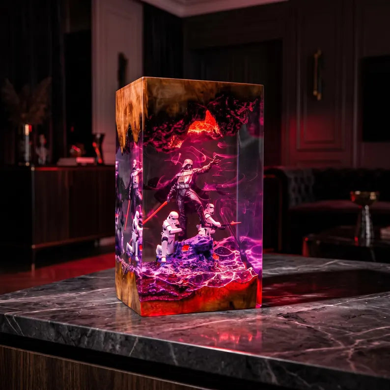 Darth Vader & Stormtrooper Resin-Lampe