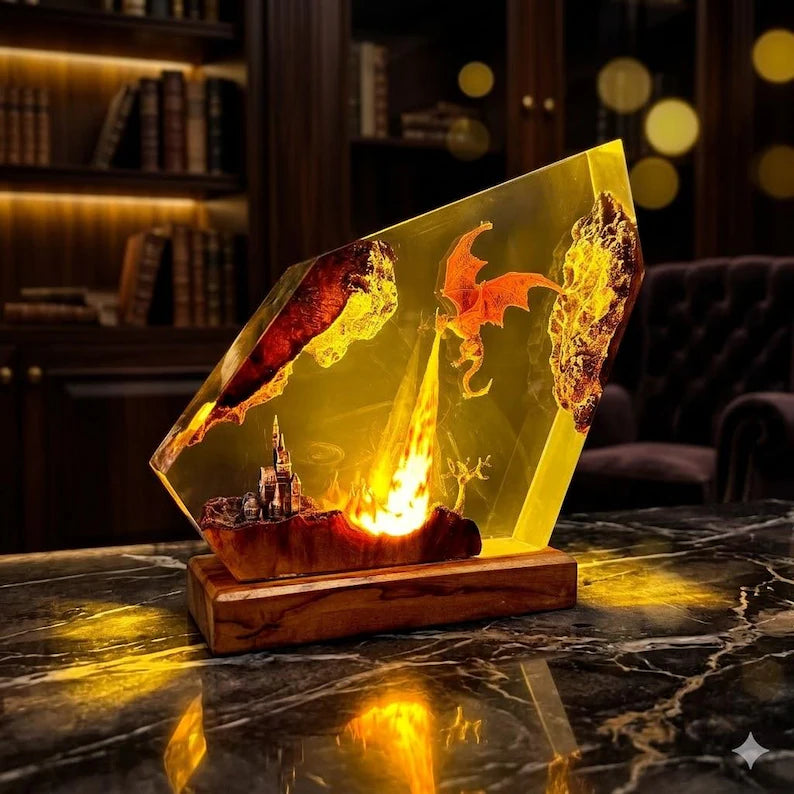 GoT Drachen Resin-Lampe